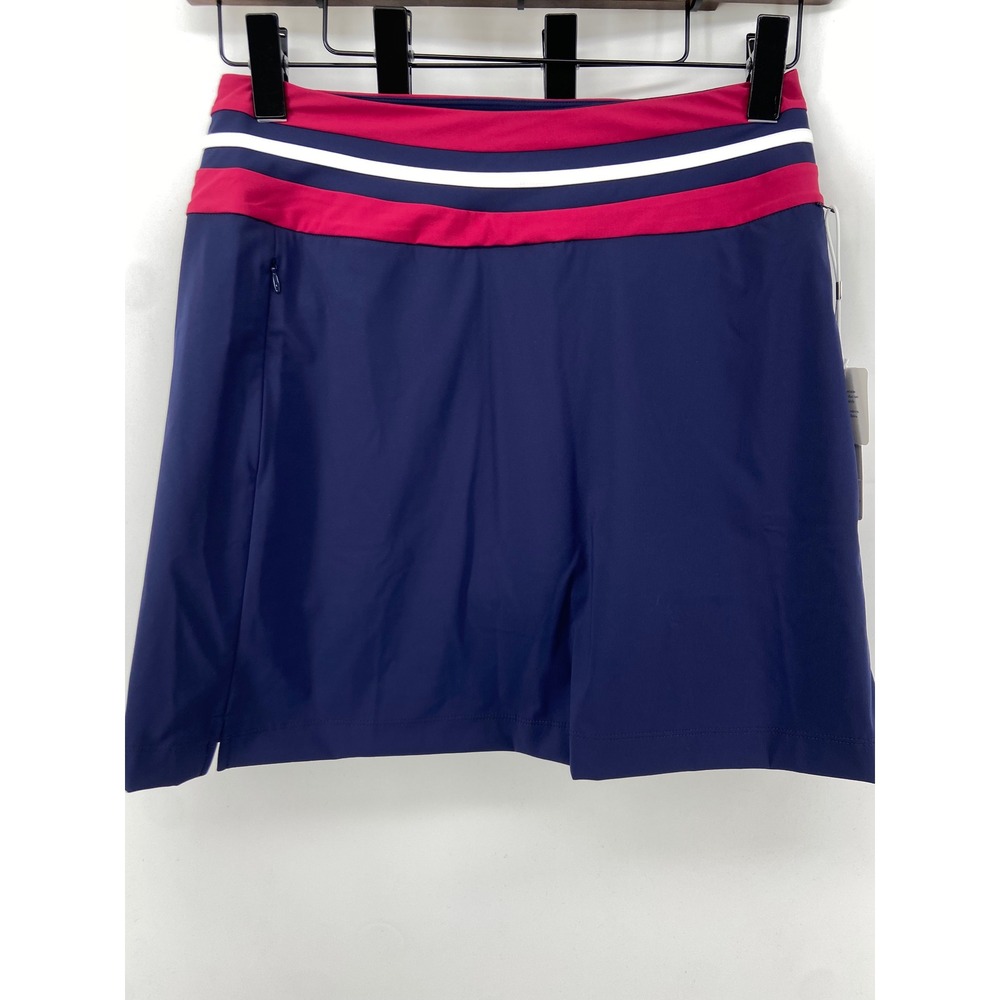 Kinona Skort Womens Medium Navy A-Team Golf Athletic Preppy Sporty Skirt Tennis